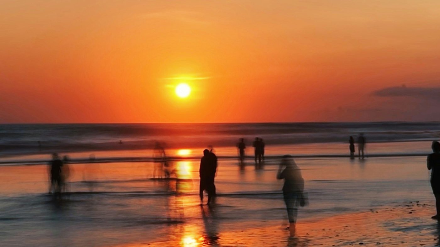 sunset in bali